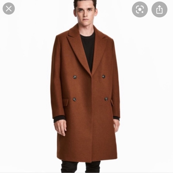 H&M Man Double Breasted Coat 40R - Picture 1 of 7